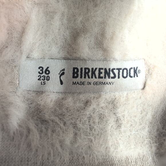 Birkenstock Women's Arizona Rivet Shearling Wool Sandals Size 36 (us 5) - Picture 7 of 7
